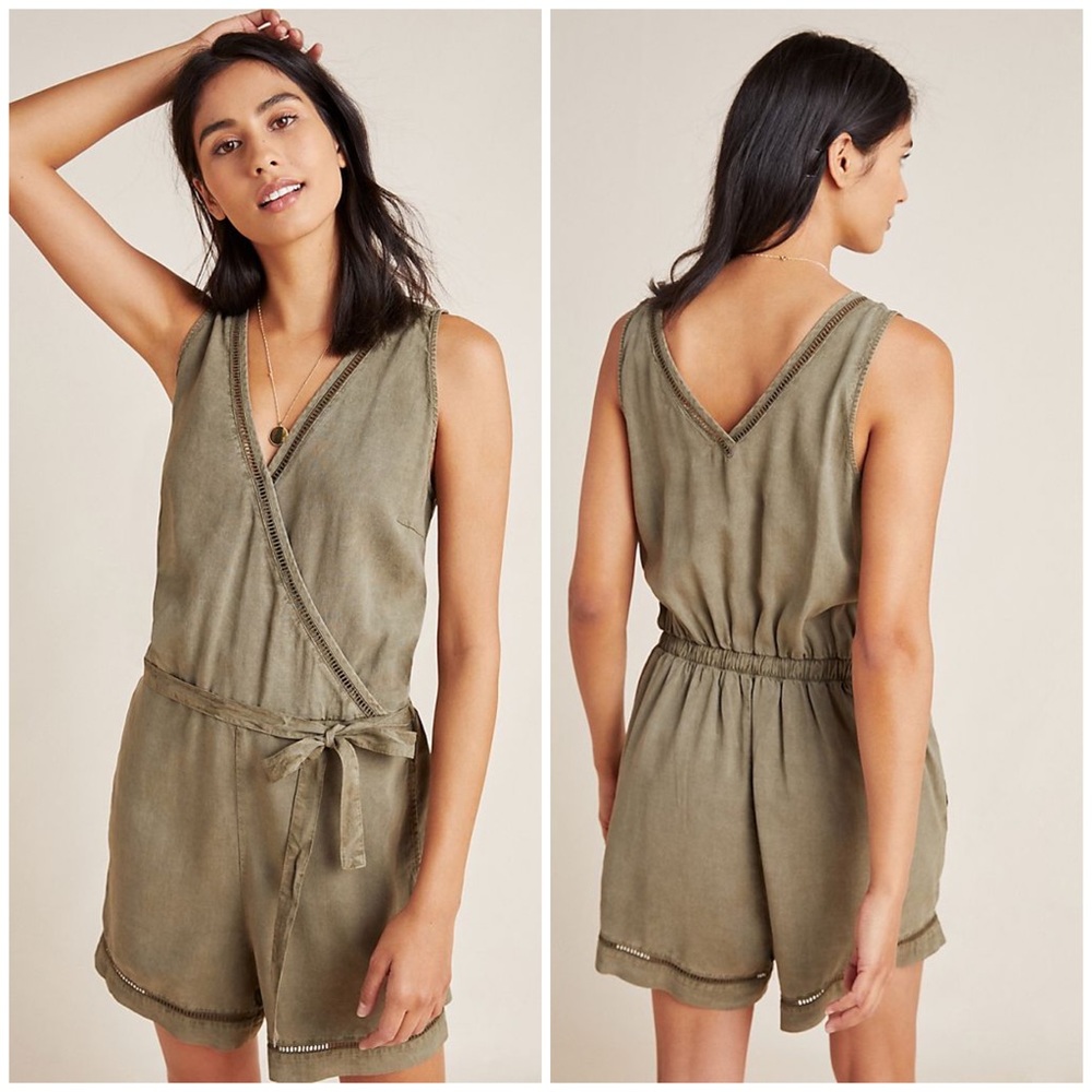 Anthropologie Cloth & Stone Burlingame Romper